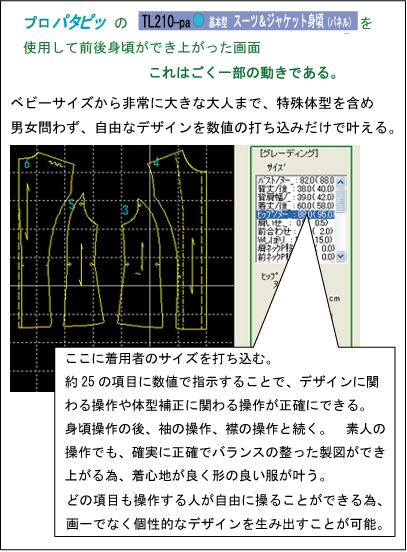 パタピッ操作画面の一部